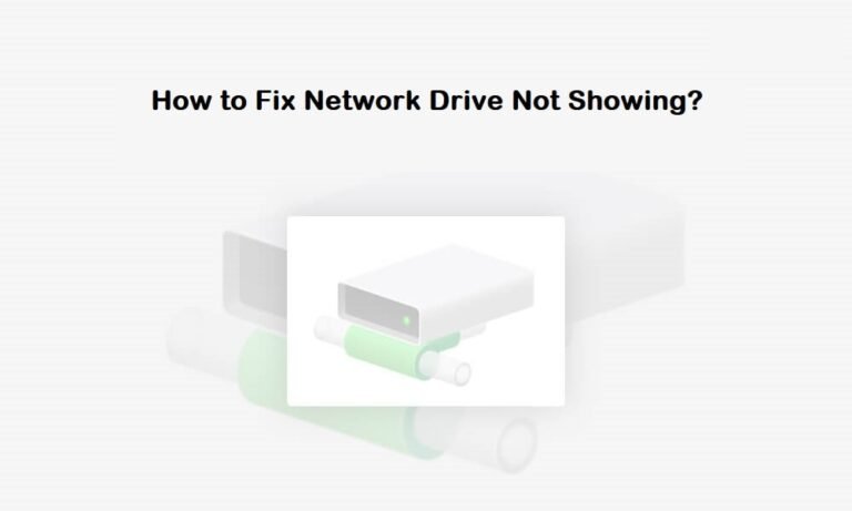 Fix Network Drive Not Showing