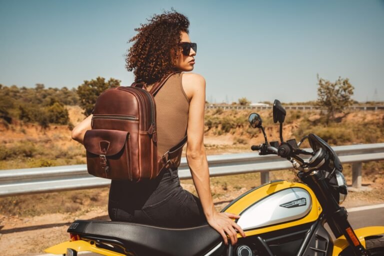 Leather Backpack for Women