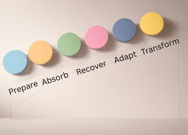 What are the 5 key stages of Resilience lifecycle Framework