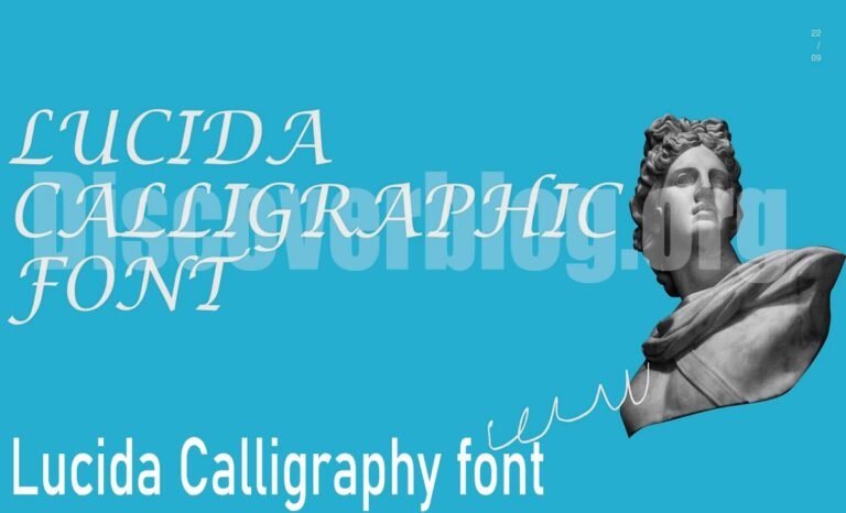Lucida Calligraphy Font: A Designer's Guide to Elegant Typography