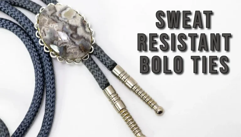 sweat resistant bolo ties