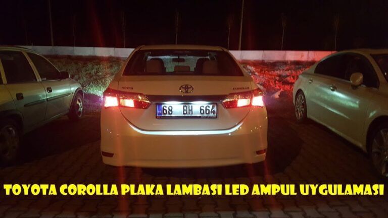 2000 model twitter tarla toyota corolla radyo ampul değiştirme: Step-by-Step Guide