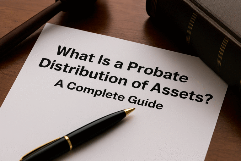 What Is a Probate Distribution of Assets? A Complete Guide Probate Distribution of Assets